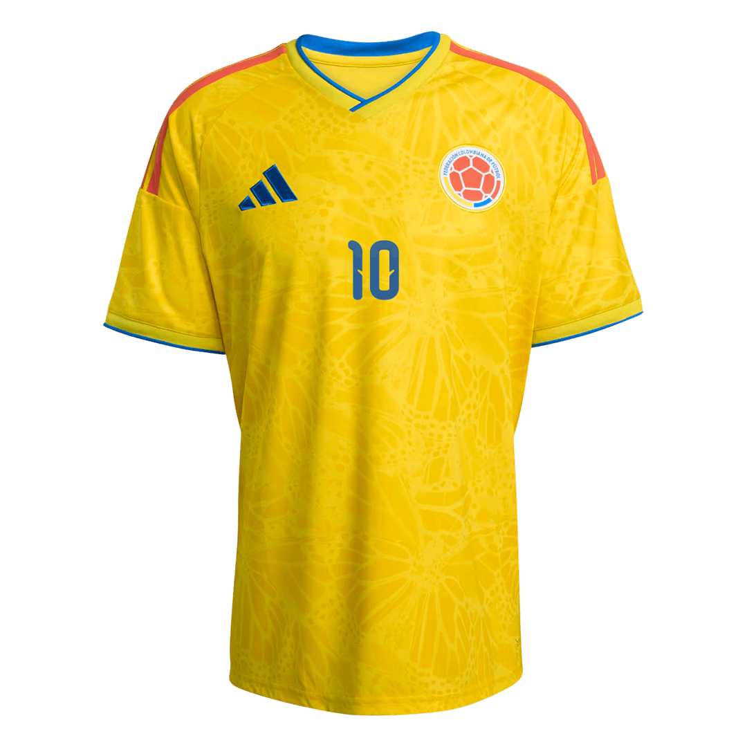 Colombia World Cup 2026 Koti Pelipaita Miesten JAMES #10