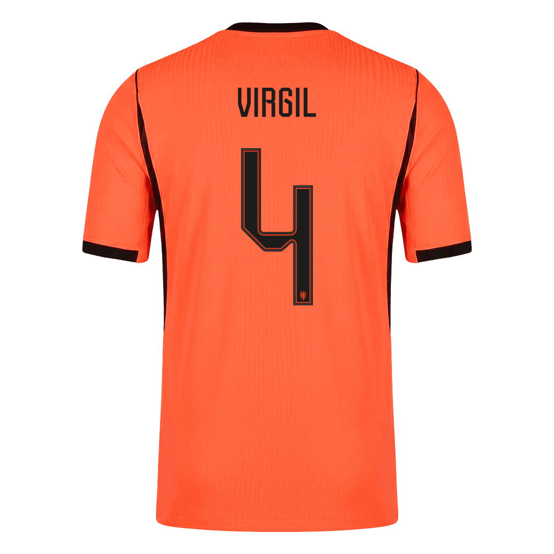 Netherlands World Cup 2026 Koti Pelipaita (Player Version) Miesten VIRGIL #4