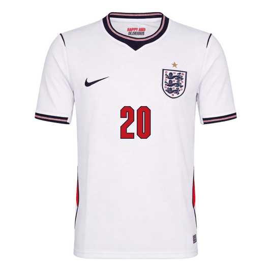 England World Cup 2026 Koti Pelipaita Miesten PALMER #20