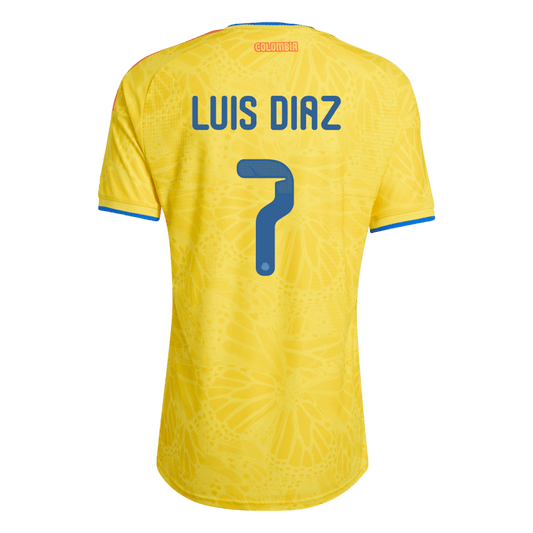 Colombia World Cup 2026 Koti Pelipaita (Player Version) Miesten LUIS DíAZ #7