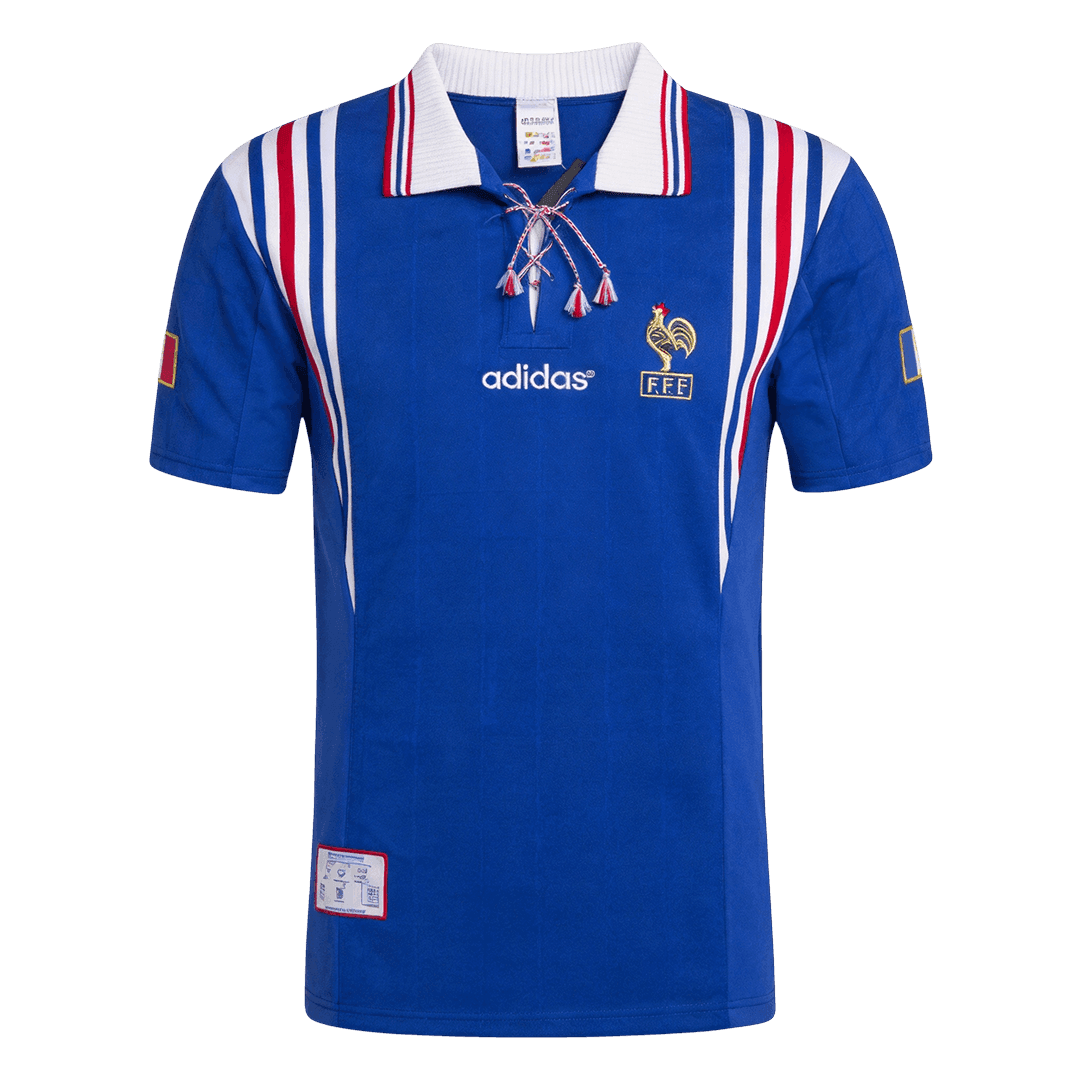 France 1996 Koti Retro-pelipaita Miesten