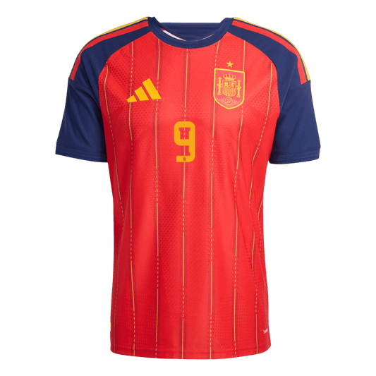 Spain World Cup 2026 Koti Pelipaita (Player Version) Miesten GAVI #9