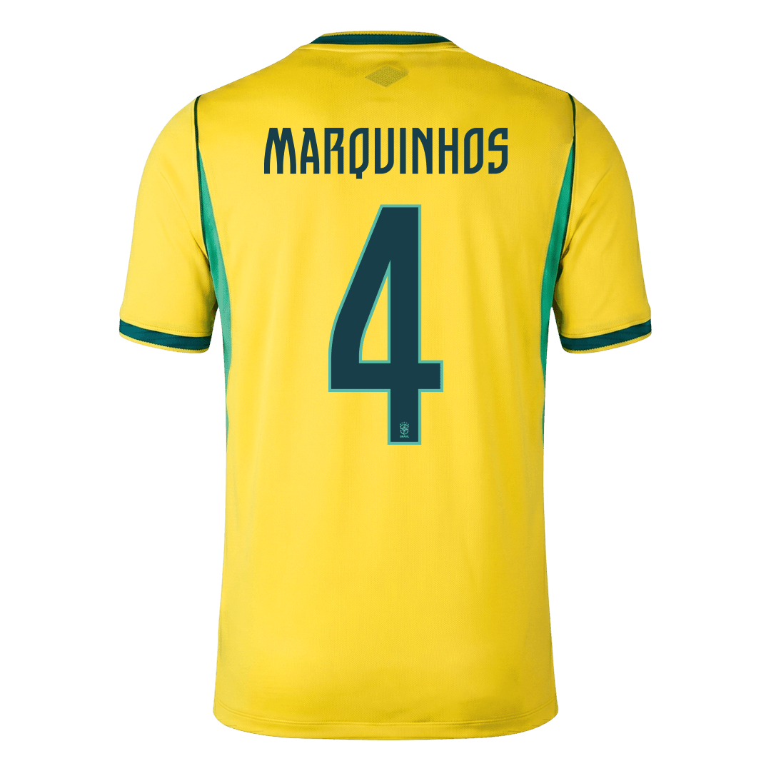 Brazil World Cup 2026 Koti Pelipaita Miesten MARQUINHOS #4
