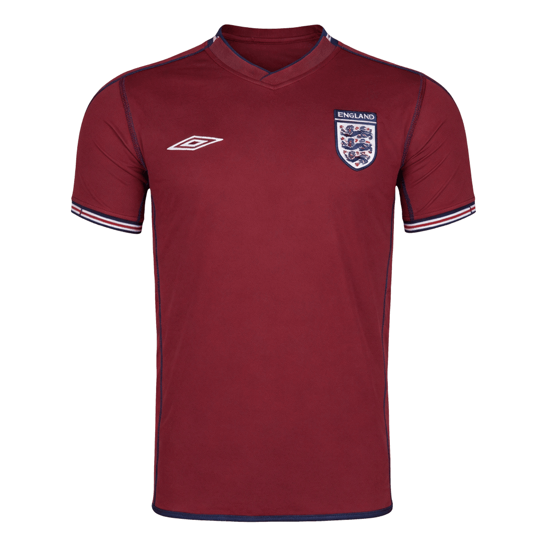 England 2002 Vieras Retro-pelipaita Miesten