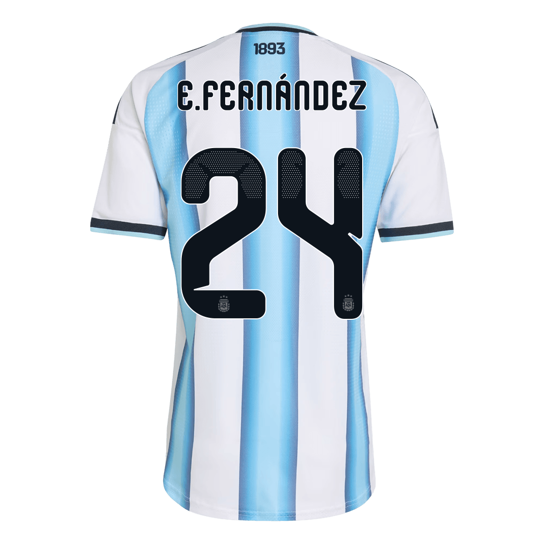 Argentina World Cup 2026 Koti Pelipaita (Player Version) Miesten E. FERNANDEZ #24