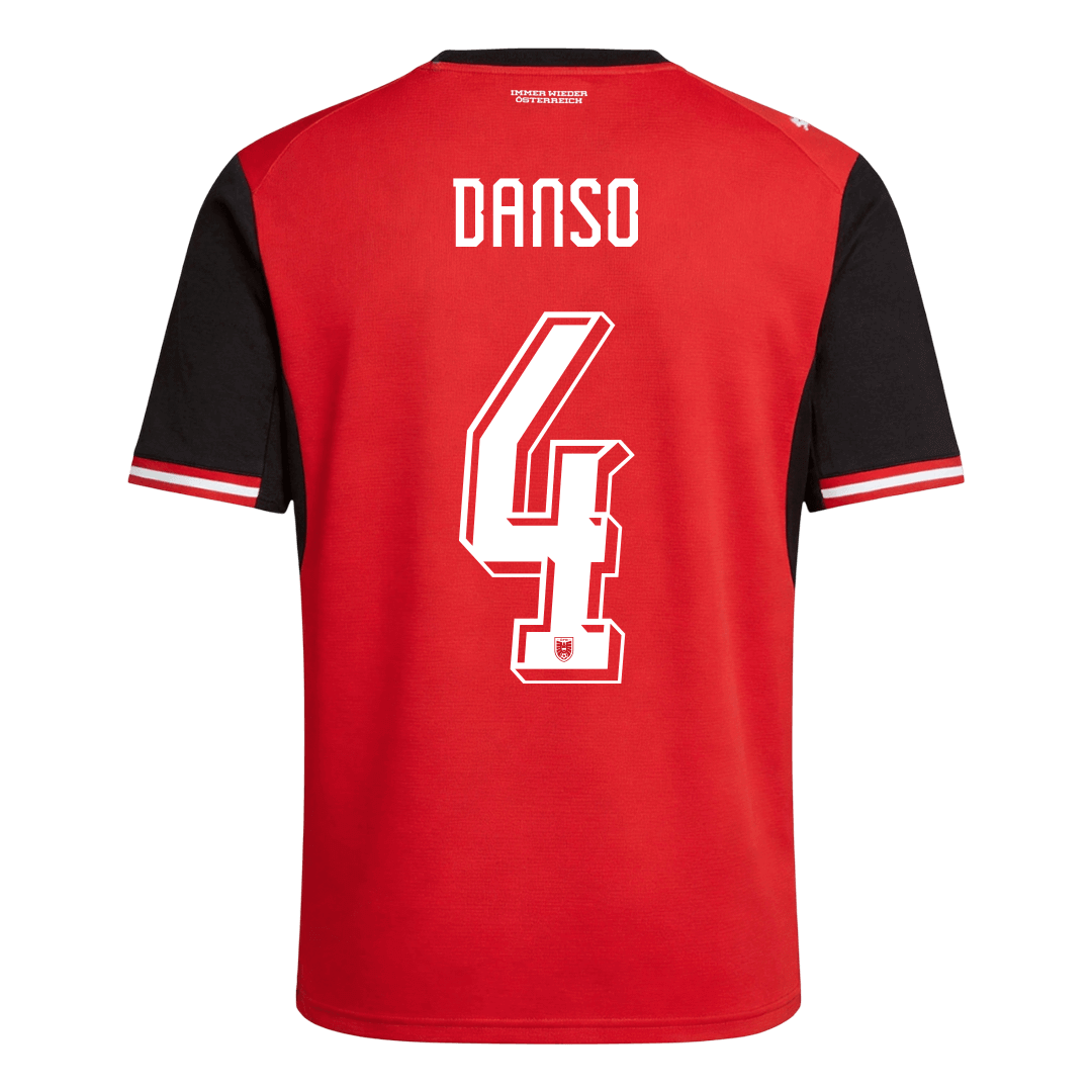 Austria World Cup 2026 Koti Pelipaita Miesten DANSO #4