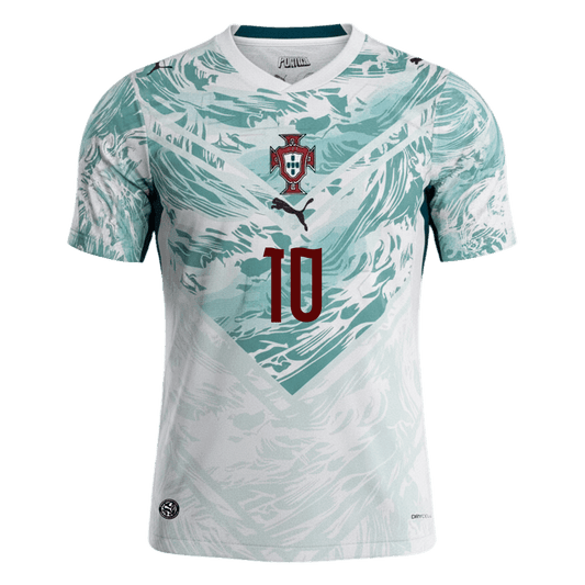Portugal World Cup 2026 Vieras Pelipaita Miesten BERNARDO #10