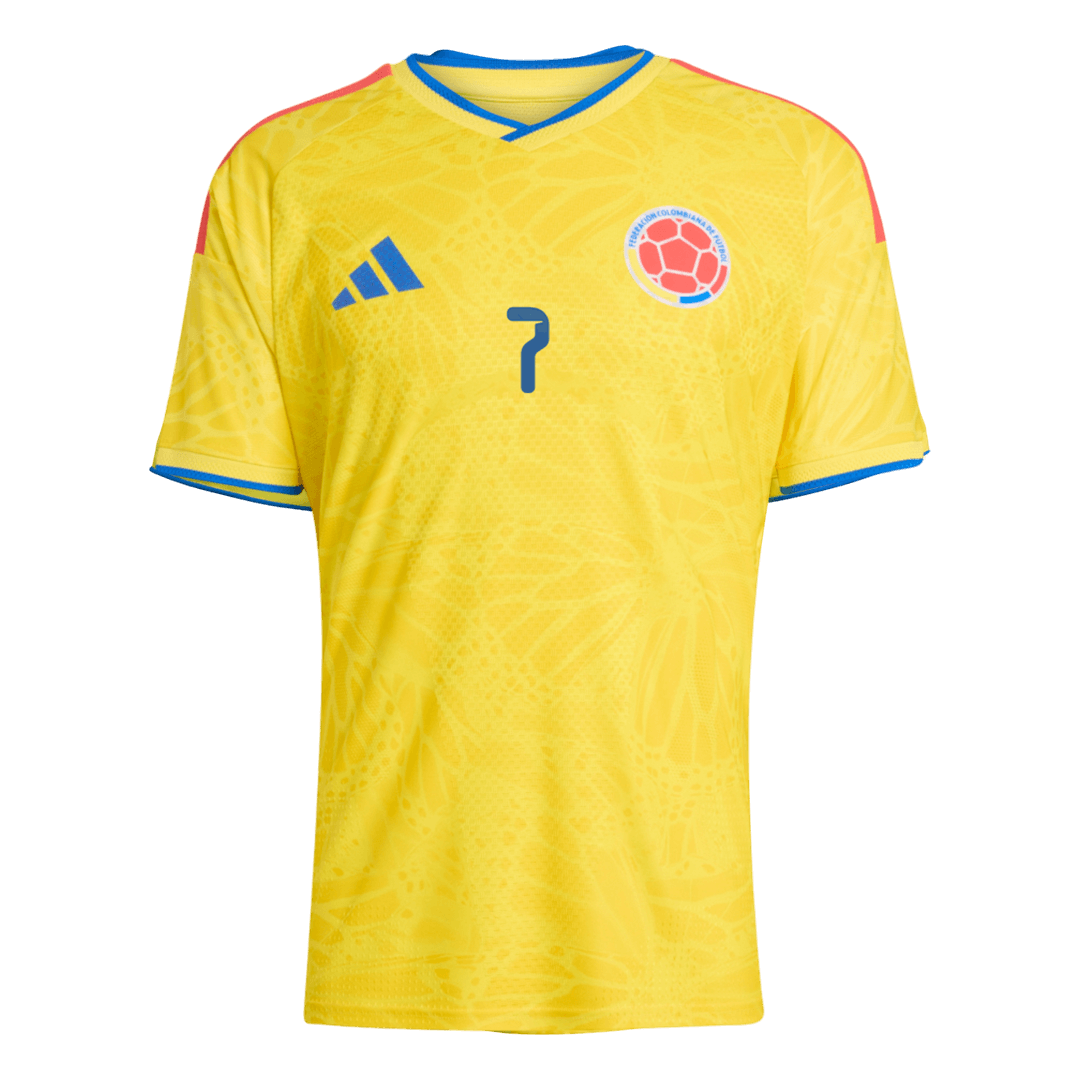 Colombia World Cup 2026 Koti Pelipaita (Player Version) Miesten LUIS DíAZ #7