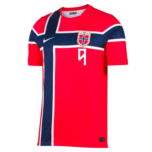 Norway World Cup 2026 Koti Pelipaita (Player Version) Miesten BRAUT HAALAND #9