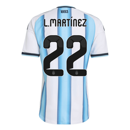 Argentina World Cup 2026 Koti Pelipaita (Player Version) Miesten L. MARTINEZ #22