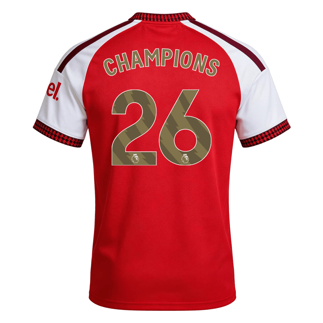 Arsenal 2026/27 Koti Pelipaita Miesten CHAMPIONS #26