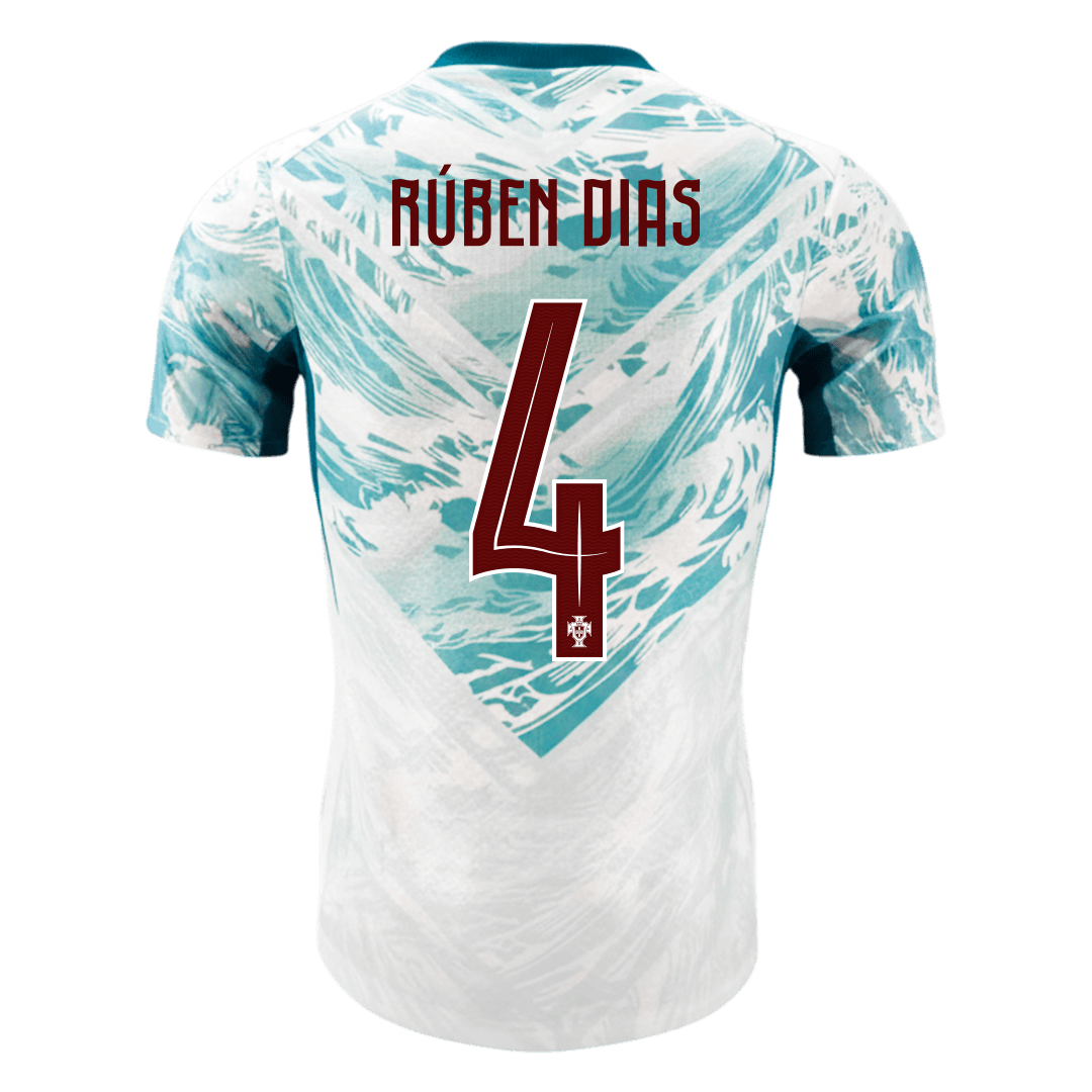 Portugal World Cup 2026 Vieras Pelipaita (Player Version) Miesten RÚBEN DIAS #4