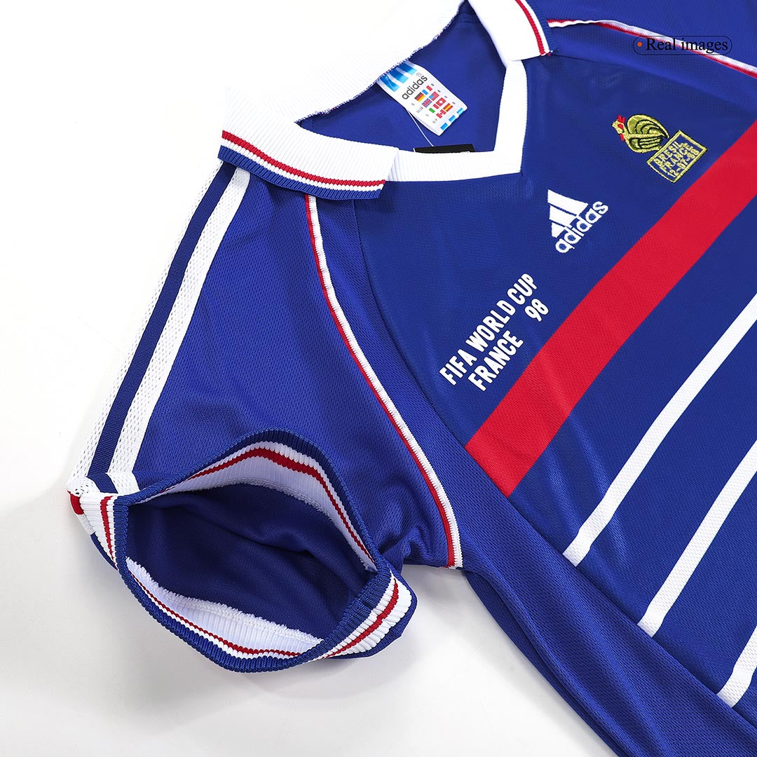 France World Cup 1998 Koti Retro-pelipaita Miesten ZIDANE #10