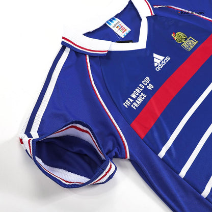 France World Cup 1998 Koti Retro-pelipaita Miesten ZIDANE #10
