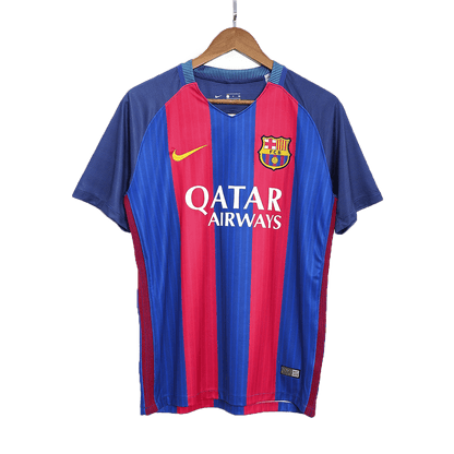 Barcelona 2016/17 Koti Retro-pelipaita Miesten MESSI #10