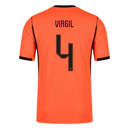 Netherlands World Cup 2026 Koti Pelipaita (Player Version) Miesten VIRGIL #4