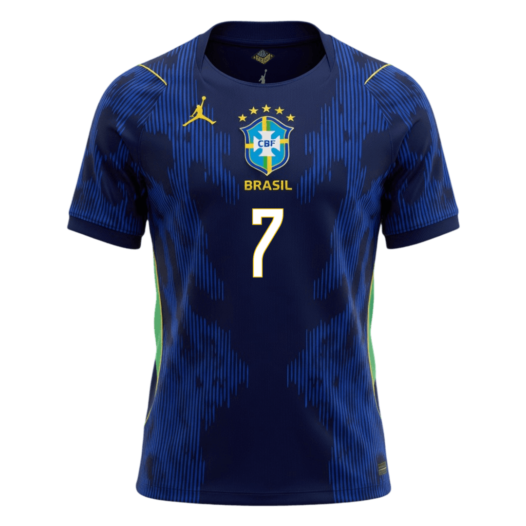Brazil World Cup 2026 Vieras Pelipaita Miesten VINI JR. #7