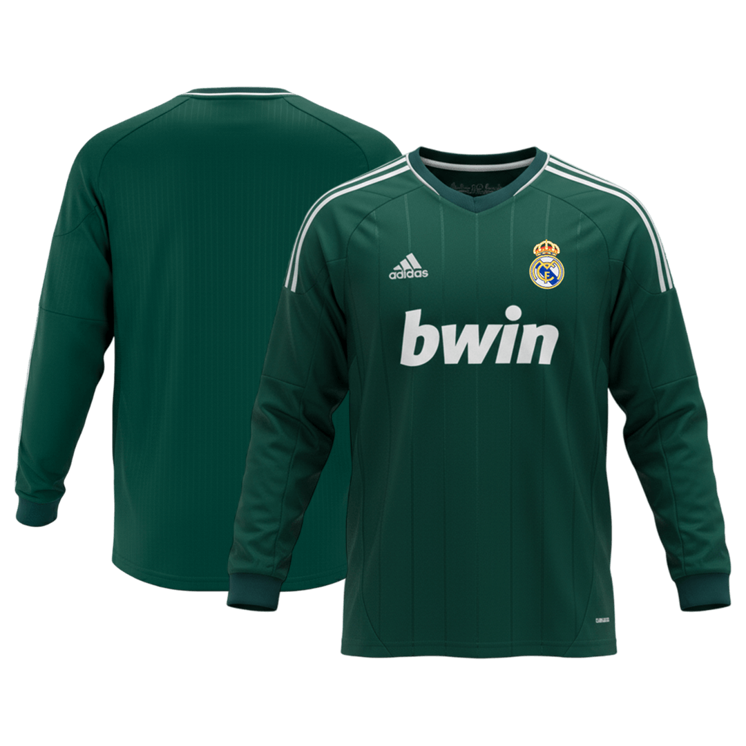 Real Madrid 2012/13 Kolmas Pitkähihainen Retro-pelipaita Miesten
