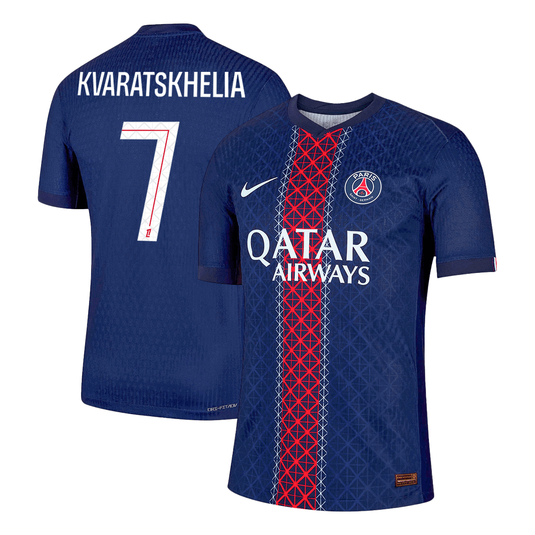 PSG 2025/26 Koti Pelipaita (Player Version) Miesten KVARATSKHELIA #7