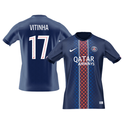 PSG 2025/26 Koti Pelipaita Miesten VITINHA #17 [PREMIUM]
