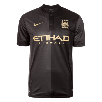 Manchester City 2013/14 Vieras Retro-pelipaita Miesten