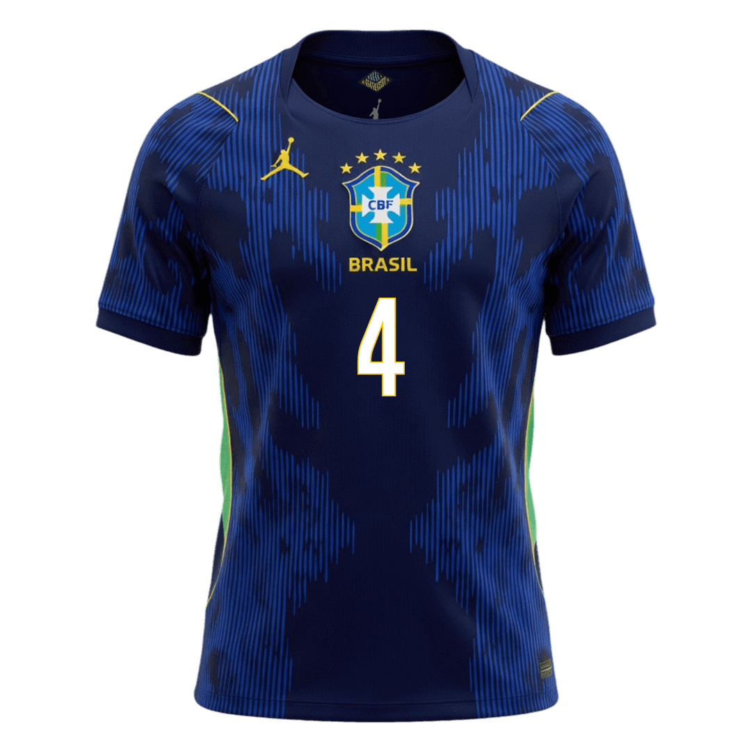 Brazil World Cup 2026 Vieras Pelipaita Miesten MARQUINHOS #4