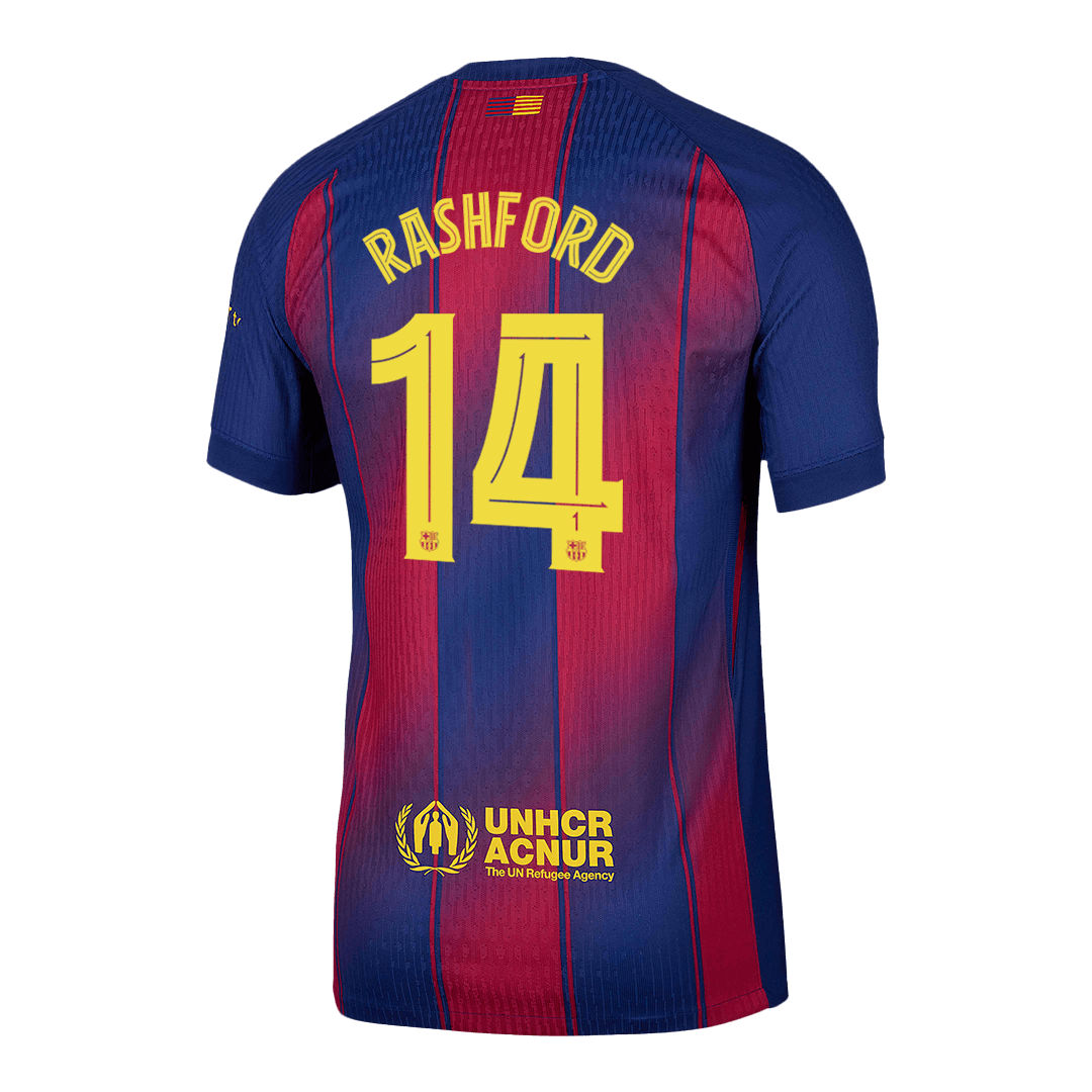 Barcelona 2025/26 UCL Koti Pelipaita (Player Version) Miesten RASHFORD #14