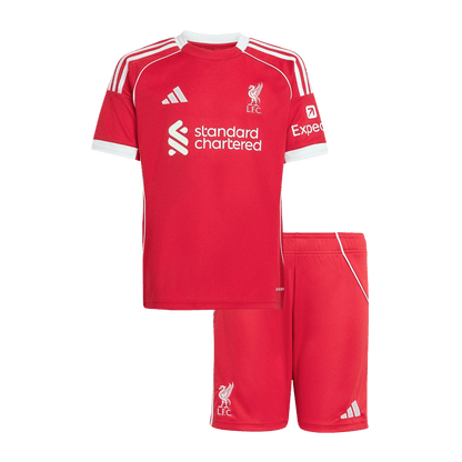 Liverpool 2025/26 Koti Pelipaitasetti Lasten