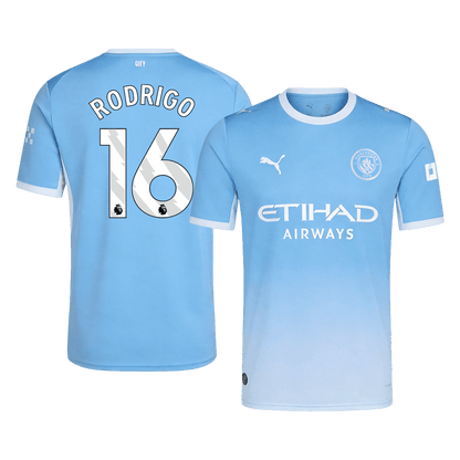 Manchester City 2026/27 Koti Pelipaita Miesten RODRIGO #16