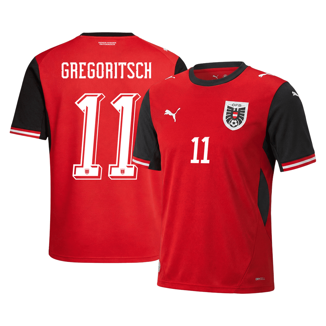Austria World Cup 2026 Koti Pelipaita Miesten GREGORITSCH #11