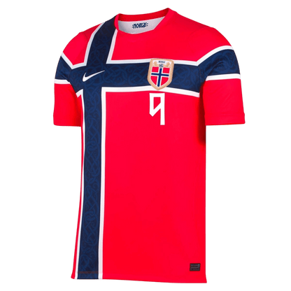 Norway World Cup 2026 Koti Pelipaita Miesten BRAUT HAALAND #9