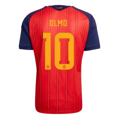 Spain World Cup 2026 Koti Pelipaita Miesten OLMO #10 [PREMIUM]