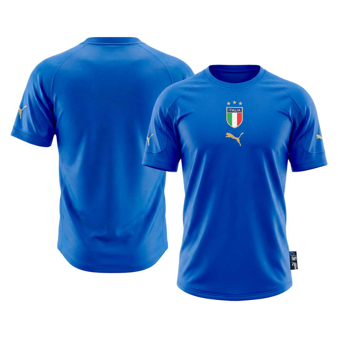 Italy 2004 Koti Retro-pelipaita Miesten