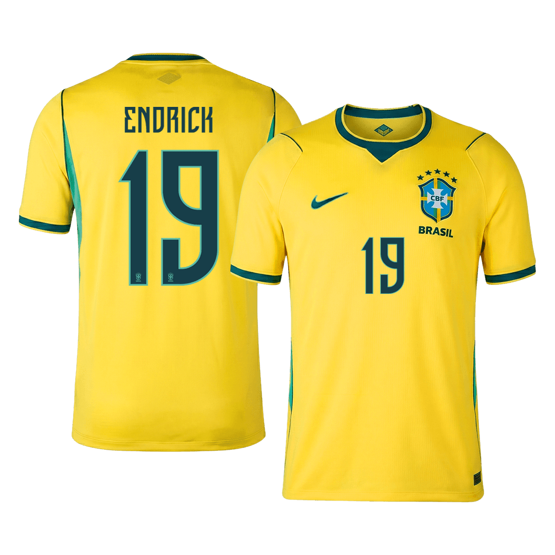 Brazil World Cup 2026 Koti Pelipaita Miesten ENDRICK #19