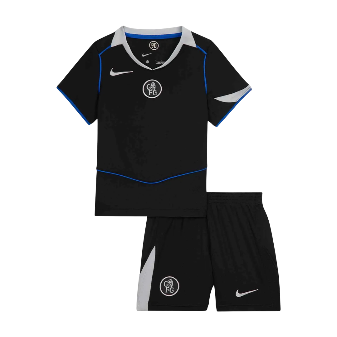 Chelsea 2025/26 Kolmas Pelipaitasetti Lasten