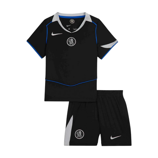 Chelsea 2025/26 Kolmas Pelipaitasetti Lasten