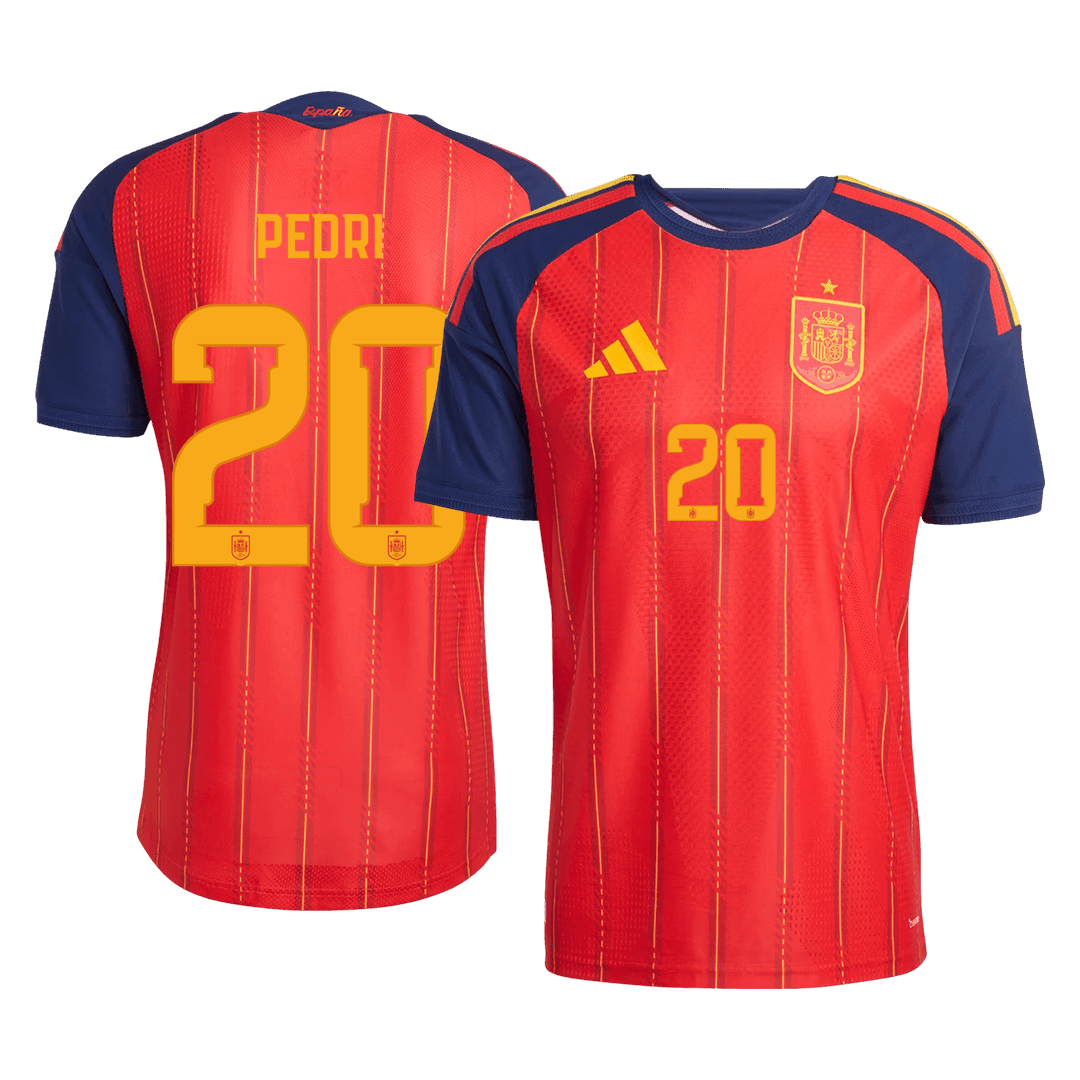 Spain World Cup 2026 Koti Pelipaita (Player Version) Miesten PEDRI #20