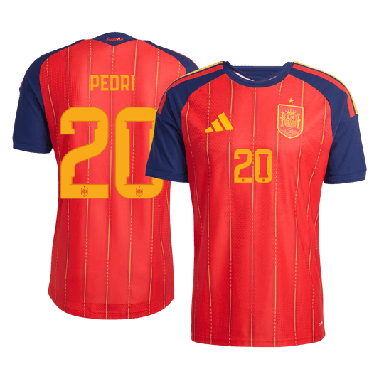 Spain World Cup 2026 Koti Pelipaita (Player Version) Miesten PEDRI #20