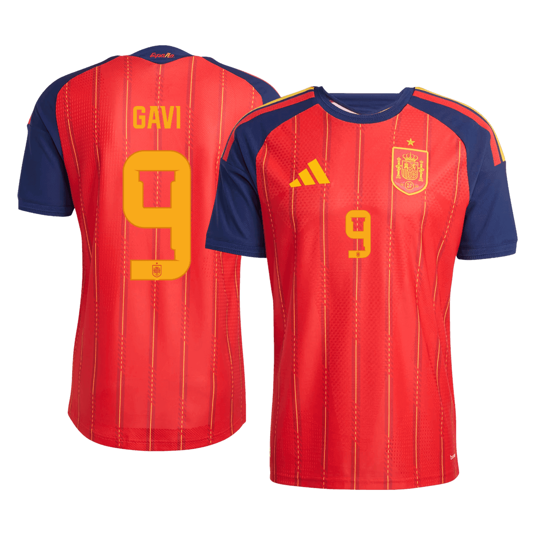Spain World Cup 2026 Koti Pelipaita (Player Version) Miesten GAVI	 #9
