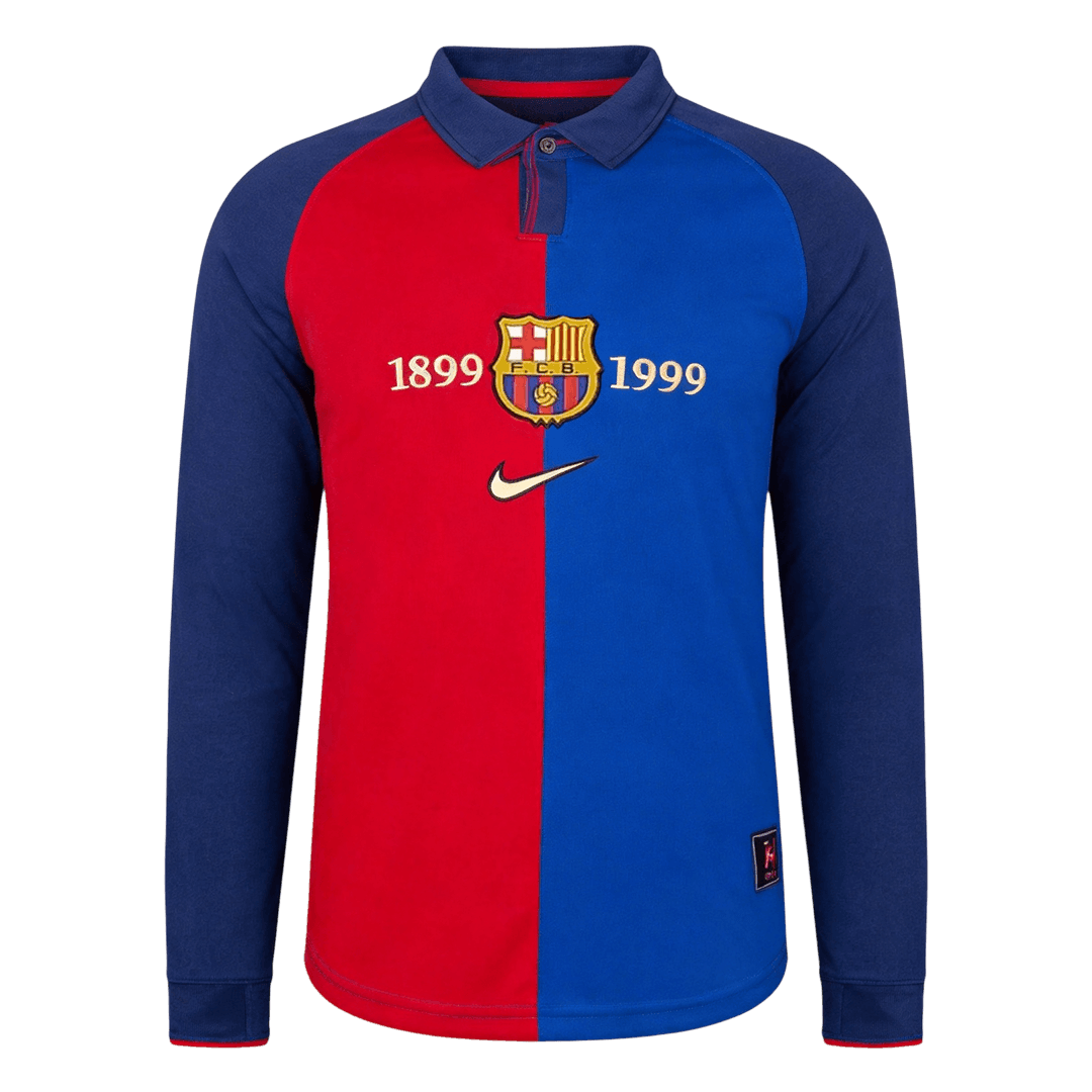 Barcelona 1999/00 Special Pitkähihainen Retro-pelipaita Miesten