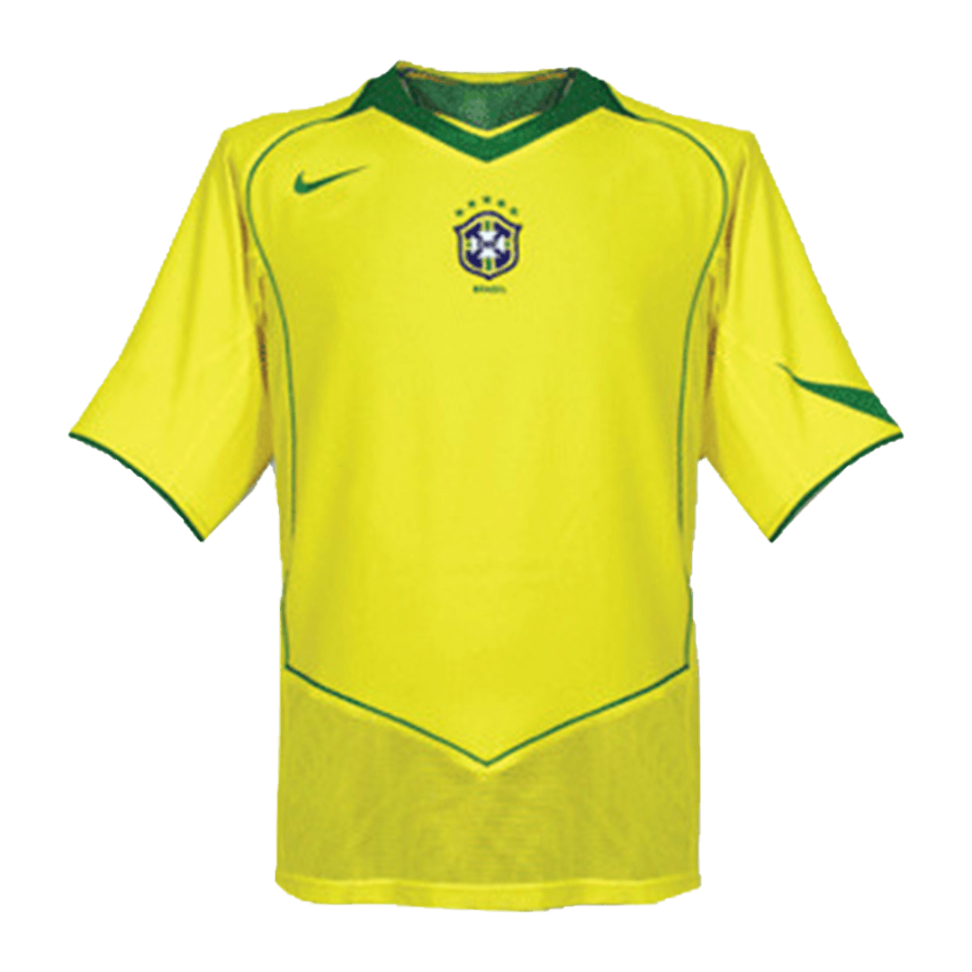 Brazil 2004 Koti Retro-pelipaita Miesten