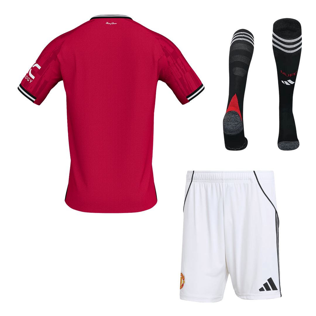 Manchester United 2025/26 Koti Täydellinen peliasu Miesten [PREMIUM]