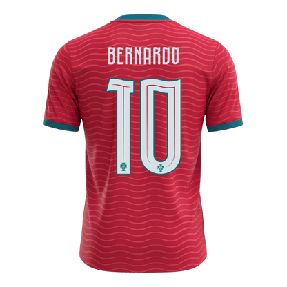 Portugal World Cup 2026 Koti Pelipaita Miesten BERNARDO #10 [PREMIUM]