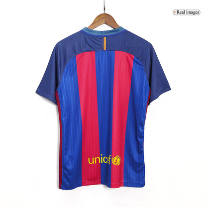 Barcelona 2016/17 Koti Retro-pelipaita Miesten MESSI #10