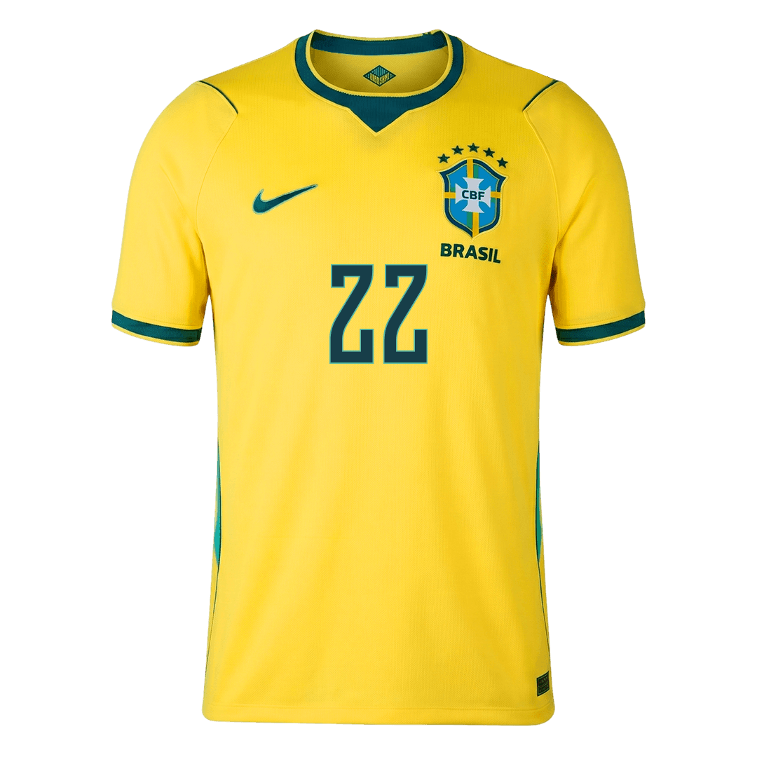 Brazil World Cup 2026 Koti Pelipaita Miesten JOÃO PEDRO #22