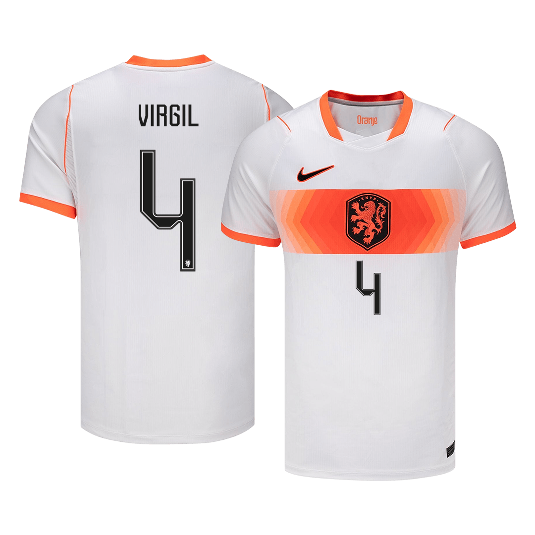 Netherlands World Cup 2026 Vieras Pelipaita Miesten VIRGIL #4
