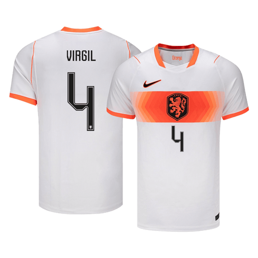 Netherlands World Cup 2026 Vieras Pelipaita Miesten VIRGIL #4
