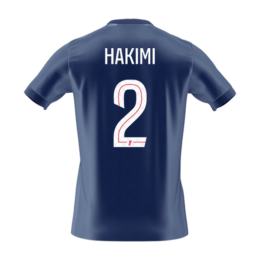 PSG 2025/26 Koti Pelipaita Miesten HAKIMI #2 [PREMIUM]