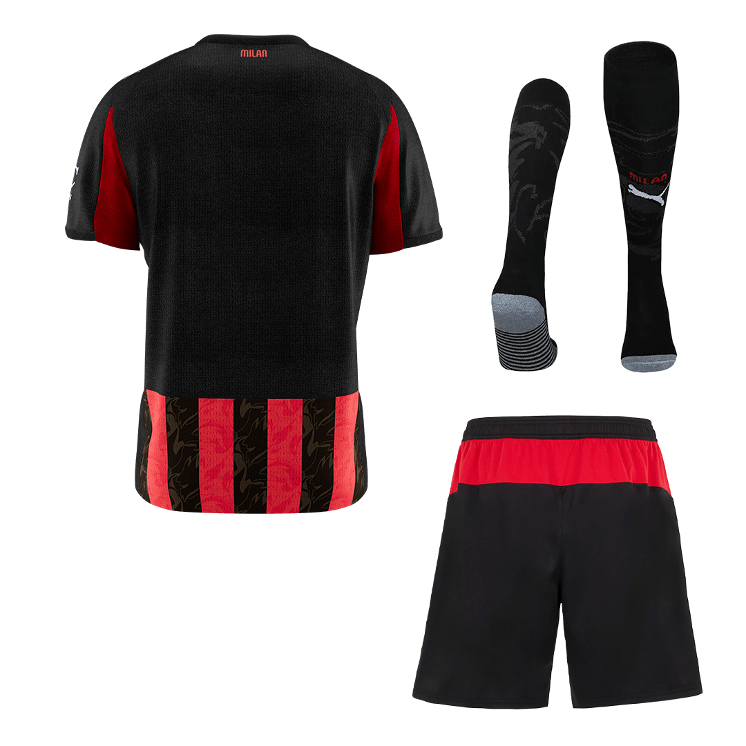 AC Milan 2025/26 Koti Täydellinen peliasu Miesten [PREMIUM]