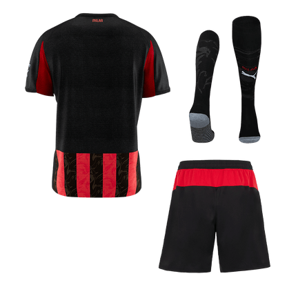 AC Milan 2025/26 Koti Täydellinen peliasu Miesten [PREMIUM]